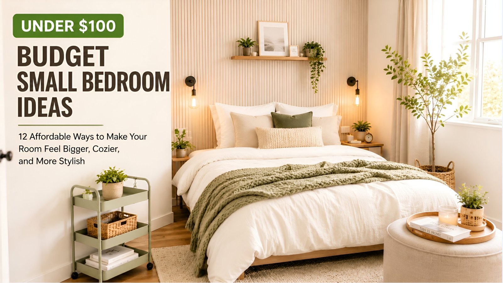 Budget Small Bedroom Ideas (Under $100)